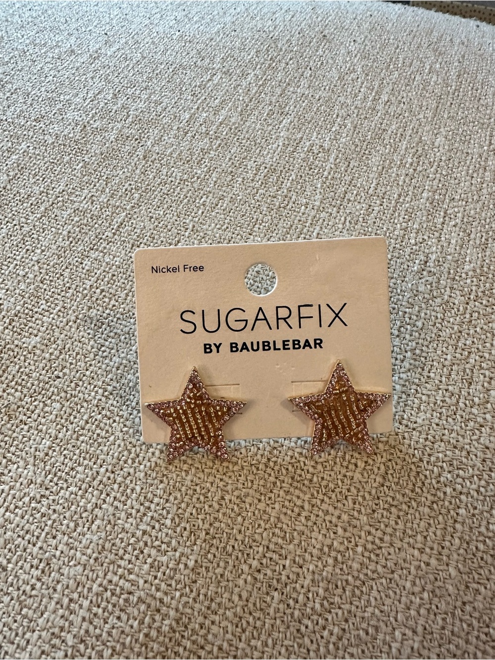 Rose Gold Star Stud Earrings